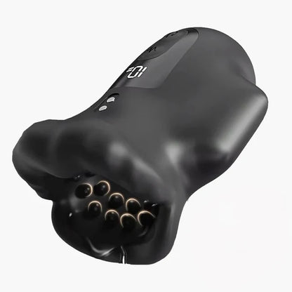 Elektrische Penistrainer Erektionshilfe Masturbator mit 10 Vibrationsmodi