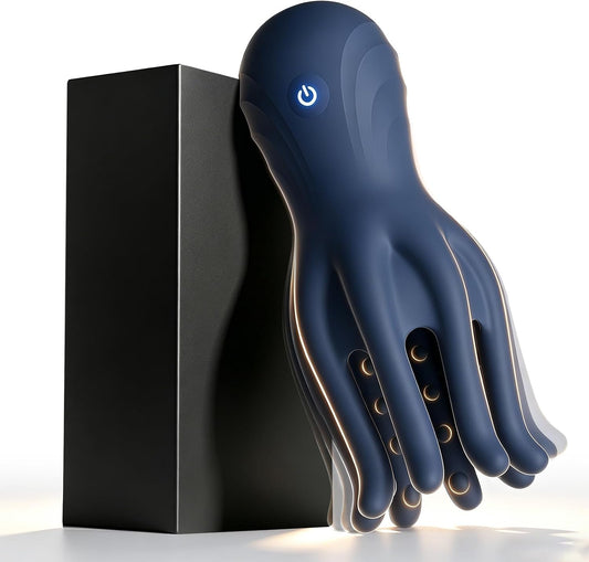 360° Umschließender Oktopus Penis Trainer Vibrator mit 10 Kraftvolle Vibrationsmodi