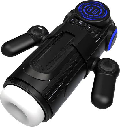 Elektrischer Masturbator Stroker Blowjob mit 4 Teleskopfunktion & 9 Vibration & 4 Saugen