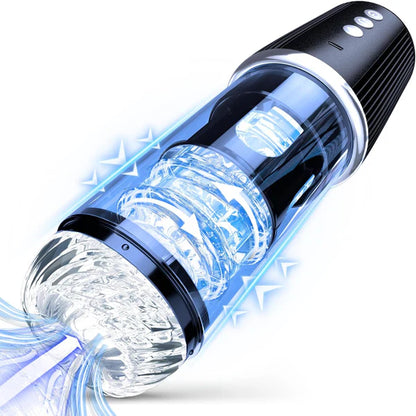 Automatischer Masturbator Penispumpe mit 5 Saug & Drehfunktionen sowie & 7 Vibrationsmodi