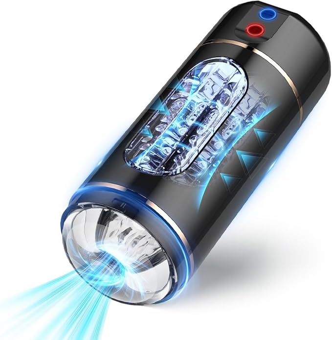 Realistische Masturbator Taschenmuschi Stroker Blowjob mit 10 Vibrationsmodus