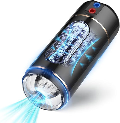 Realistische Masturbator Taschenmuschi Stroker Blowjob mit 10 Vibrationsmodus