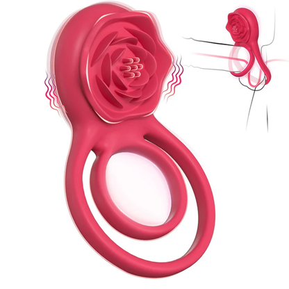 Penisring Vibrator Klitoris Stimulator mit 9 Intensive Vibrationen