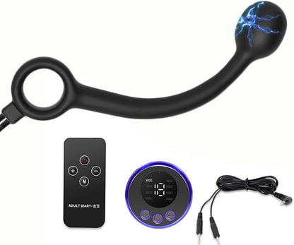 Elektro Shock Prostata Stimulation Analplug mit 8 Elektromodi & 19 Intensitätsstufen