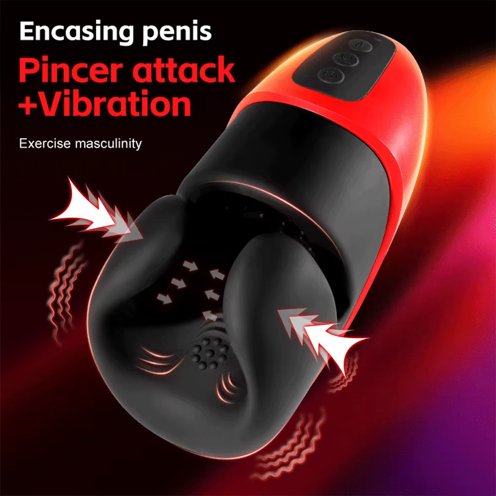 Elektrischer Penistrainer Eichel Stimulator Masturbieren mit 10 Vibrationsmodi