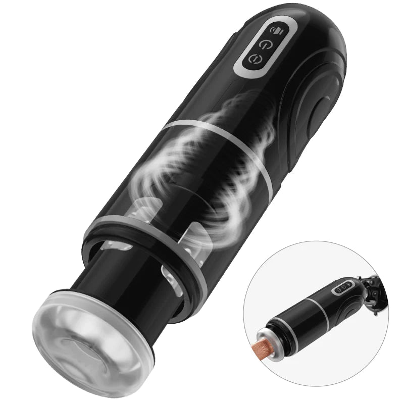 Pioneer 3-in-1 Masturbation Cup Telescopic Suction Vibration