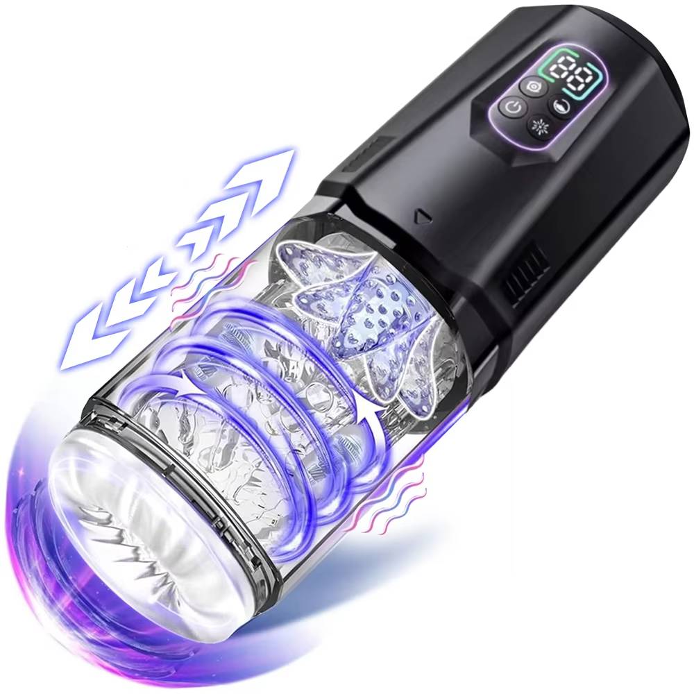 Automatische Masturbator Sex Maschine Stroker Blowjob mit 7 Schub und Rotationsmodi