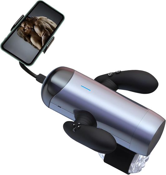 Automatischer Saugende Masturbatoren Penistrainer mit 10 Schub und Teleskopmodi