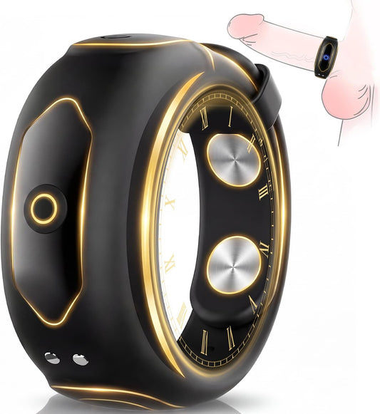 Cockringvibrator in 4 maten met 10 krachtige vibratiestanden 