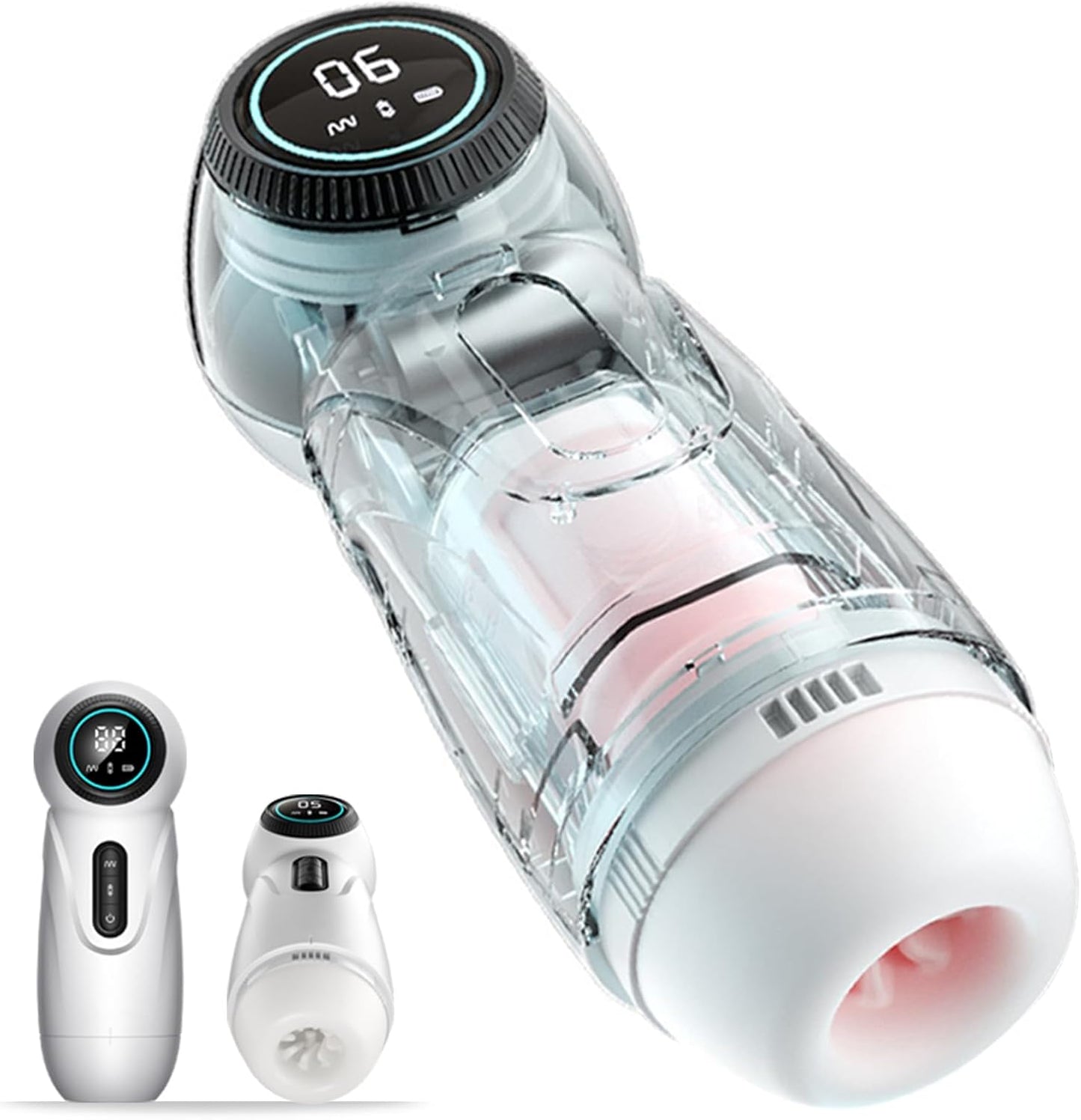 Automatische Masturbator Blowjob mit 10 Geschwindigkeit & Vibrieren & 4 Teleskopfunktion