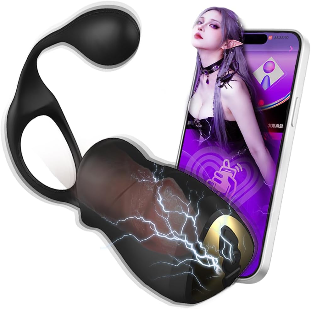 Electric Shock Eichelstimulator Penis Trainer Vibrator Prostata-Massagegerät Analplug