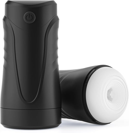 Elektrischer Masturbator Penis Trainer mit 2 Verbesserten Motoren & 10 Vibrationsmodi