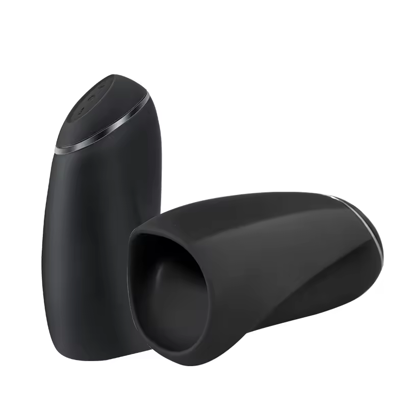 Elektrische Oral Penis Trainer Vibrator Masturbator mit 7 Stoßenmodi & 14 Vibrationsmidi