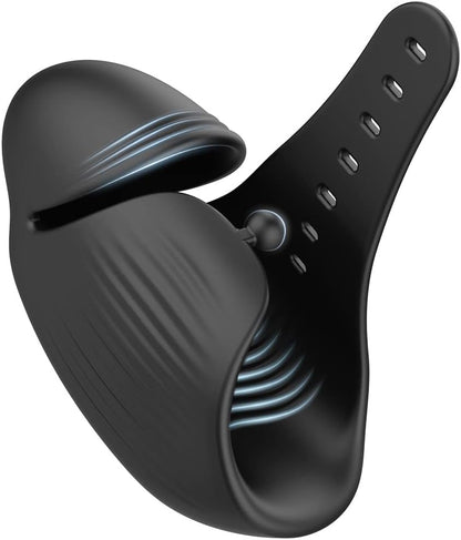 3 IN 1 Elektrische Penistrainer Masturbieren Eichelvibrator mit 8 Vibrationsmodi