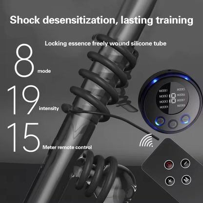 E-STIM Penistrainer Cock Ring Hodenring Starke Stimulator mit 10 Elektroschock