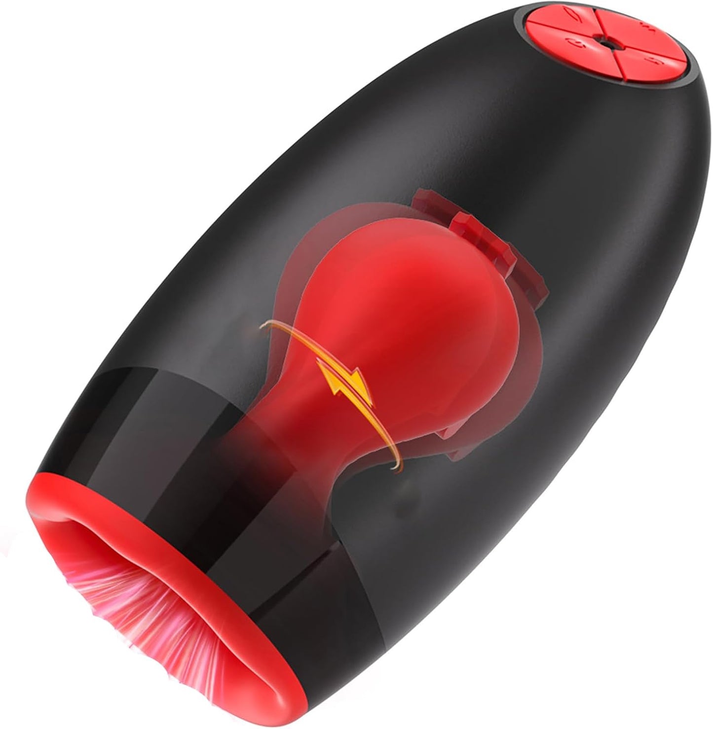 Automatische Masturbator Penistrainer Stroker mit 10 Vibrationsmodi 3 Rotationen 5 Oralsex-Modi