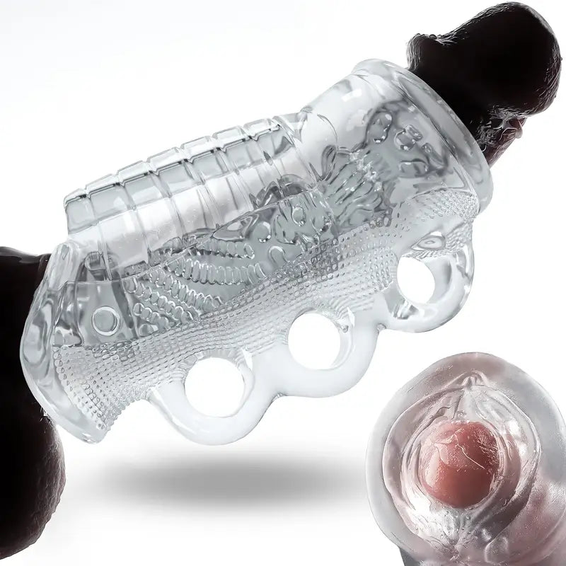 5D Kanal Penistrainer Massager Squeeze Masturbator Stroker Blowjob