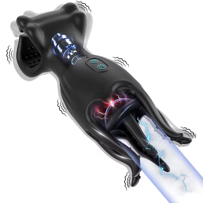 Penis Trainer Vibrator Eichel Stimulator Oralsex Masturbieren mit 9 Modi