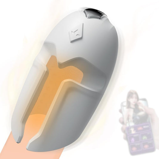 App-Fernbedienung Eichelvibrator Penistrainer Massagegerät Masturbator mit 10 Vibrations