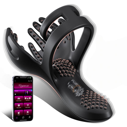 3 IN 1 Cockring Penis Trainer Vibrator Hodenstimulator mit 10 Vibrationsmodi