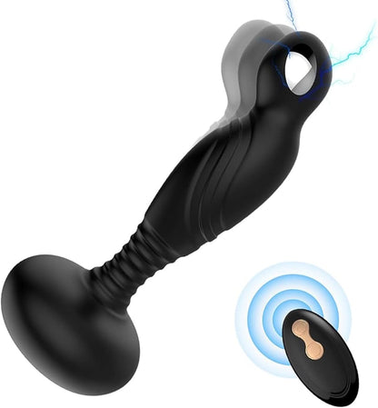 E-stim Analvibrator Prostata Stimulator mit 10 vibrationsmodi & 3 Stromschlag