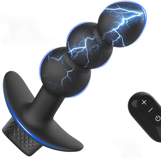 Elektro Shock Analplug Prostata Stimulator mit 7 Elektroschockmodi & 5 Intensitäten