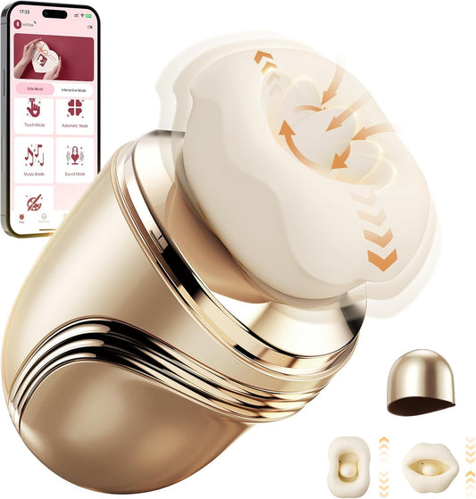 42°C Heizfunktion Klitoris Vibrator mit 10 Zungenlecken 10 Vibrationsmodi 3 Saugmodi