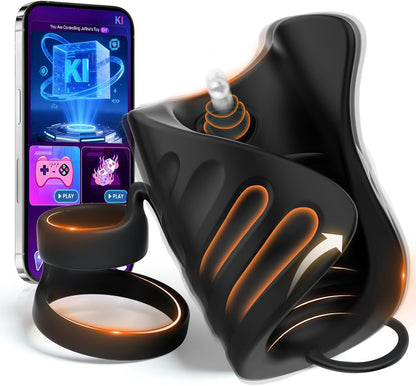 Elektrischer Penistrainer Vibratoren Stroker Masturbatoren mit 9 Vibrierende