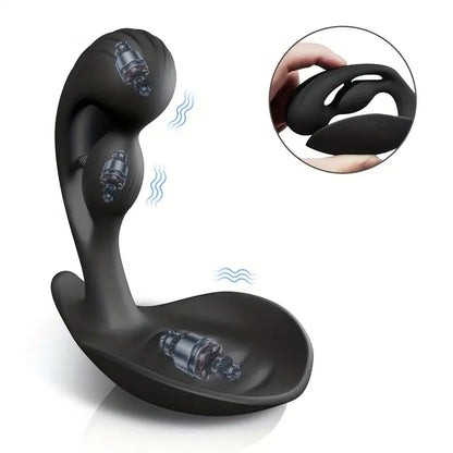Elektrischer Analvibrator Prostatamassagegerät mit 10 Starke Vibrationsmodi