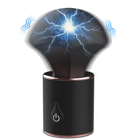 Magic Wand Vibrator Klitoris Nippel Stimulator Massagegerät mit 10 Vibrationen & 5 Elektroschock-Modi