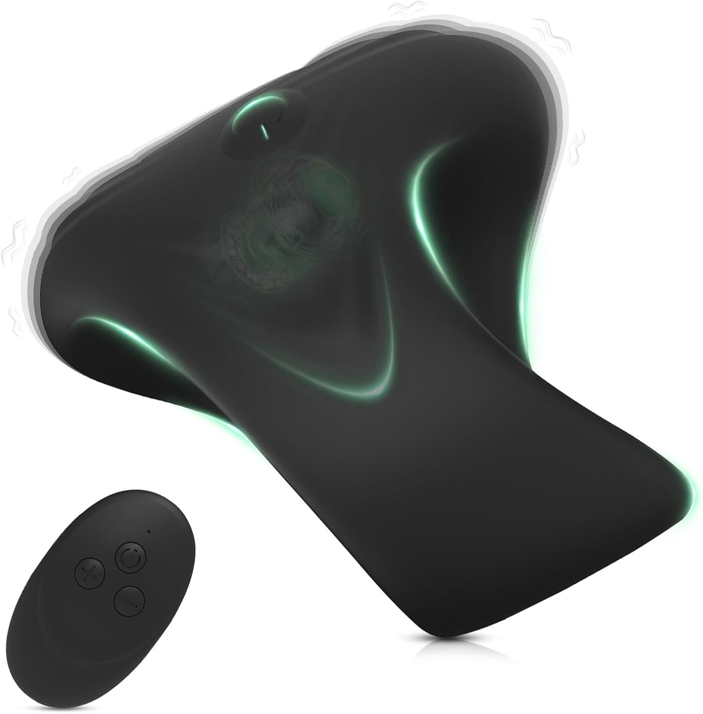 Elektrische Eicheltrainer Penisring Masturbator mit 10 Verschiedene Vibrationsmodi