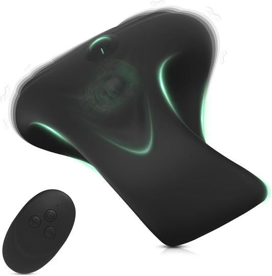 Elektrische Eicheltrainer Penisring Masturbator mit 10 Verschiedene Vibrationsmodi