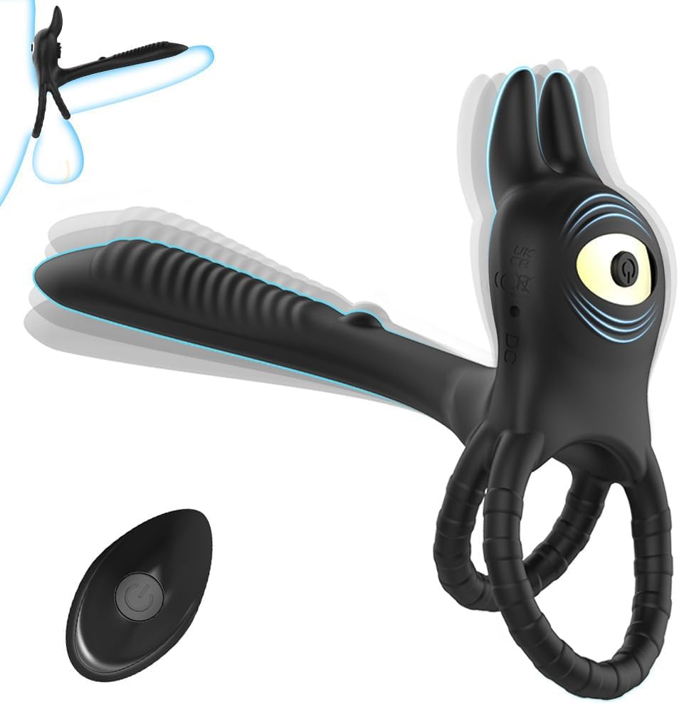 Ferngesteuerter Cock Ring Penisrainer Vibrator G-Punkt Aufsatz mit 10 Modi