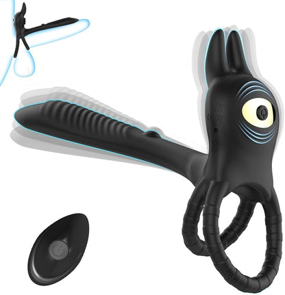 Ferngesteuerter Cock Ring Penisrainer Vibrator G-Punkt Aufsatz mit 10 Modi