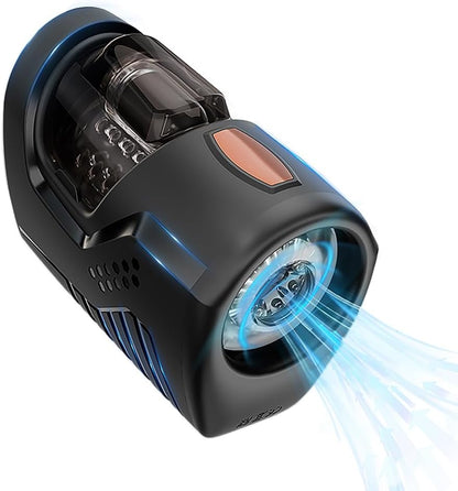 Elektrischer Masturbator Penistrainer Blowjob mit 10 Vibrationsmodi & Teleskopfunktion