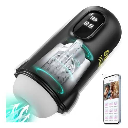 Automatischer Saug Masturbator Penis Trainer Blowjob Maschine mit 9 Vibrationsmodi