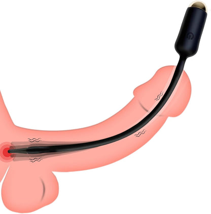 Harnröhren Vibrator Penis Plug Prostata Stimulation mit 10 Vibrationmodi