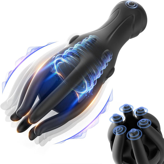 Penistrainer Vibrator Eichelstimulator Stroker Masturbator mit 10 Vibrationsmodi