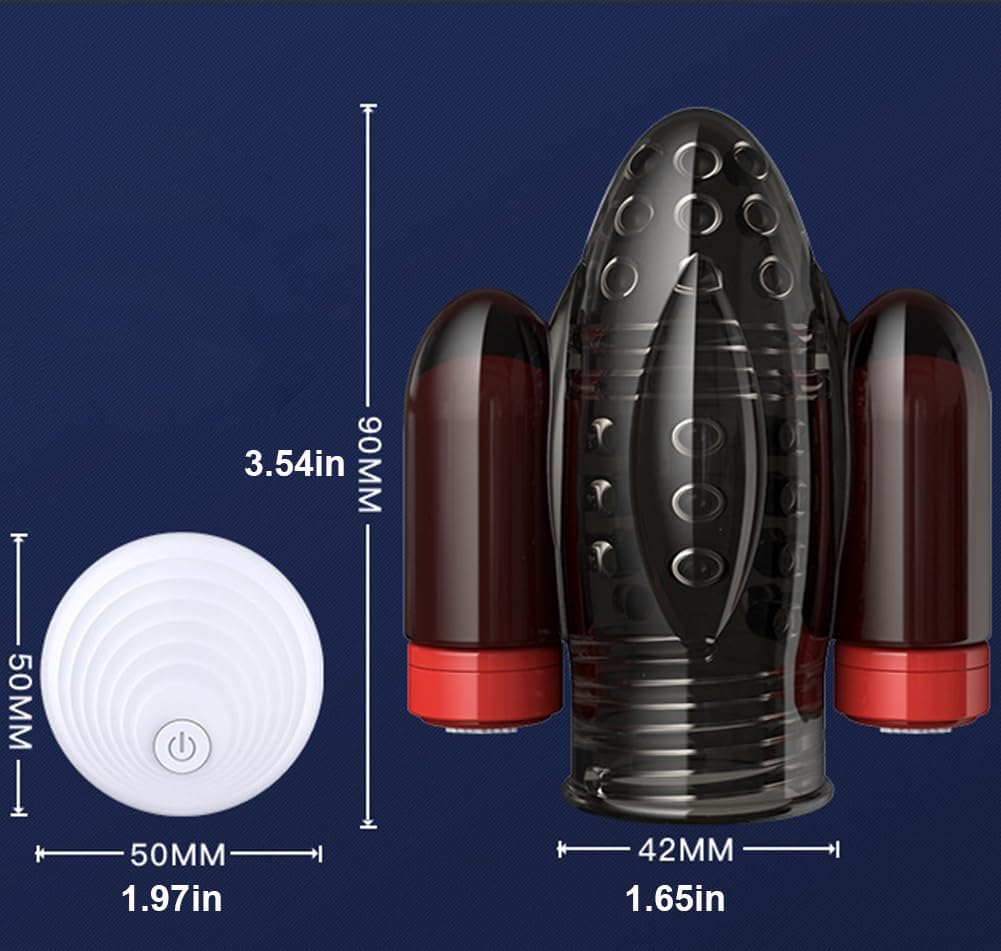 Elektrischer Penistrainer Eichelvibrator Stimulator Masturbator mit 10 Vibrationsmodi