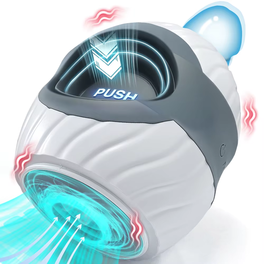 Elektrisch Penistrainer Stroker Blowjob Masturbatoren mit 10 Intensive Vibrationen