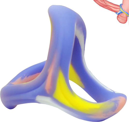 Hochwertiges Silikon Penisring für Männer 3 in 1 Penisringe