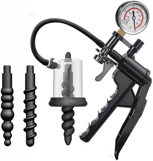 Anal Penis Vakuumpumpe Prostata-Massagegerät Stimulator Masturbator Set