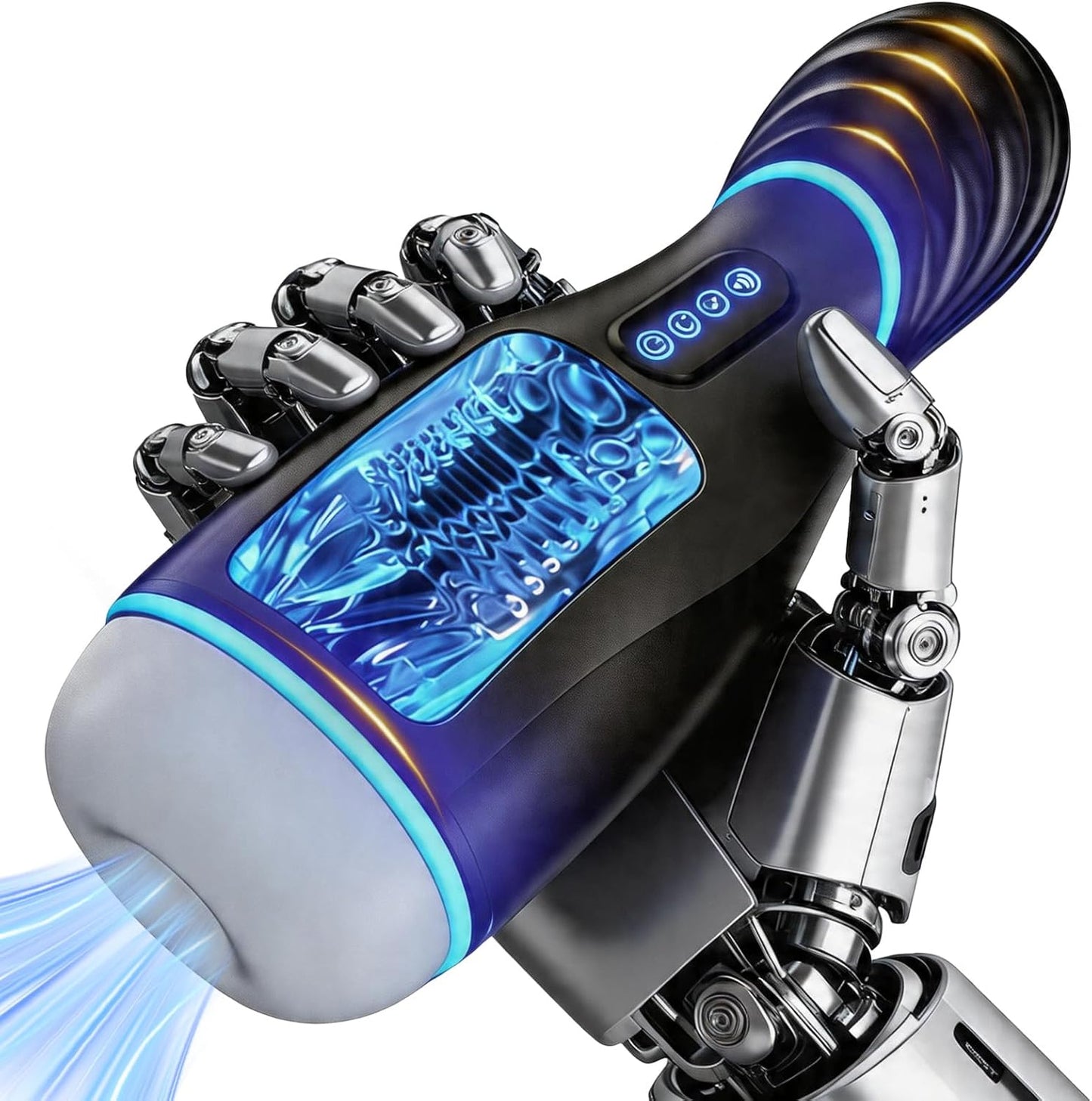 Automatische Masturbationsgeräte Penis Stroker mit 9 Saug und Teleskopmodi