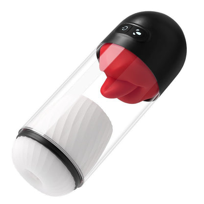 360° Zungenlecken Automatischer Masturbatoren Penistrainer mit 9 Vibrationsmodi