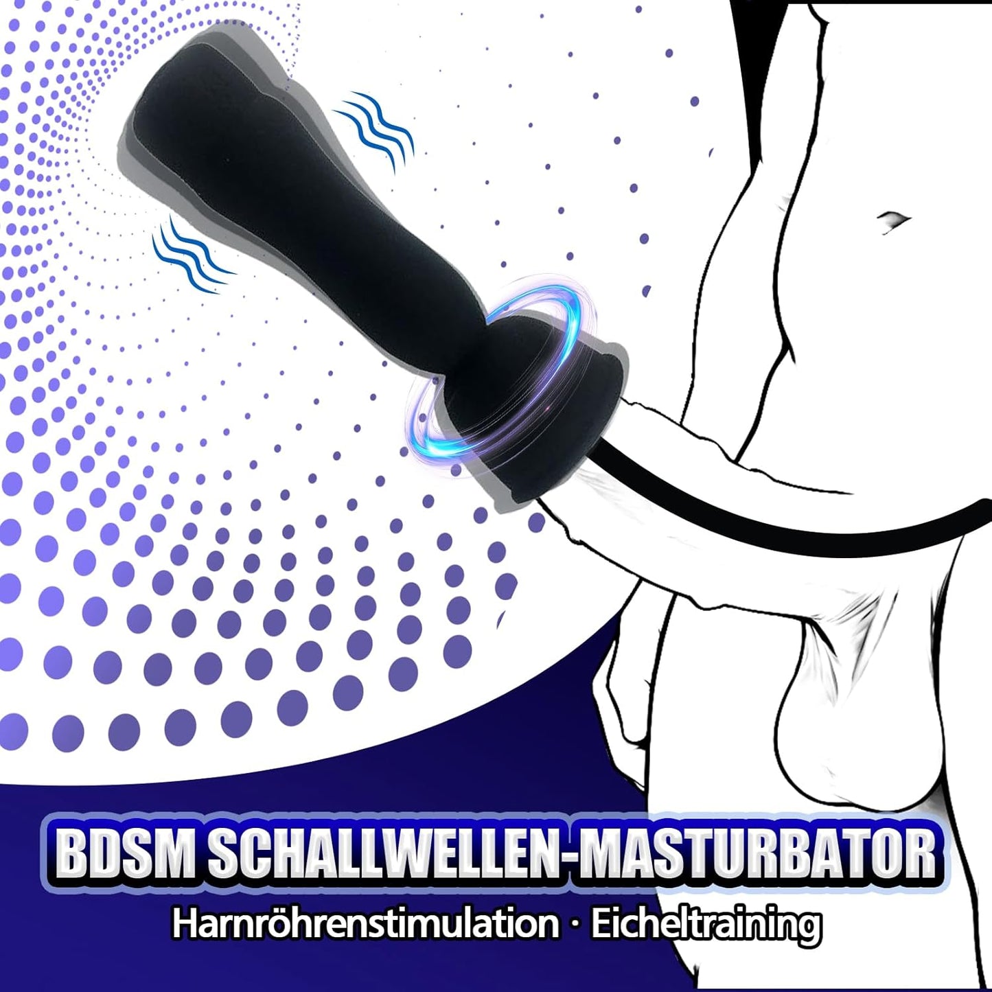 Harnröhrenvibrator Dilatatoren Penis Trainer Plug Vibrator mit 16 Vibrationsmodi