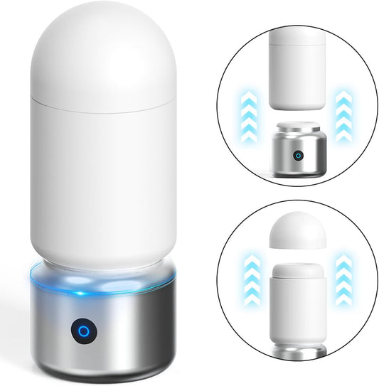 Abnehmbarer DIY Masturbator Penispumpe Pocket Pussy Stroker mit 9 Vibrationsfunktionen