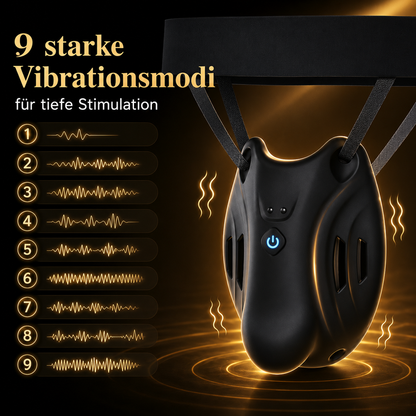 Elektrische Penis Trainer Vibratorensets Keuschheitskäfig Eichel Stimulator mit 9 Vibrations