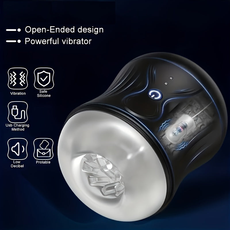 Elektrisch  Masturbieren Taschenmuschi Penistrainer Stroker mit 10 Vibrationmodi