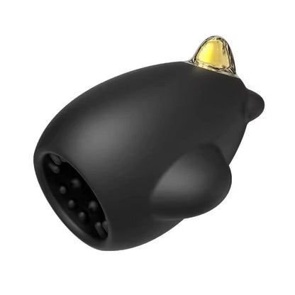 Elektrischer Eichelvibrator Penistrainer Masturbatoren mit 10 Vibrationsmodi