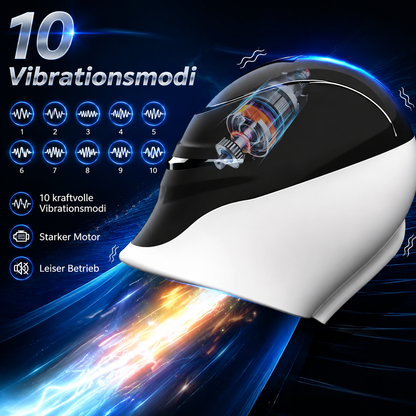 Elektrischer Eichel Stimulator Penis Trainer Vibrator mit 10 Vibrationsmodi